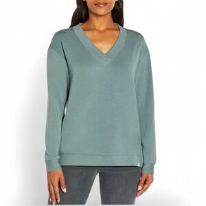 Orvis Women's V-Neck Sweater - Soft Blue